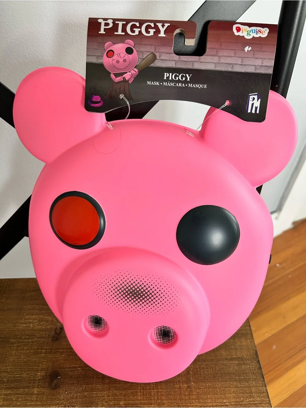 Piggy Pink Costume Mask - Piggy Mask NWT Halloween Horror Video Game kids mask